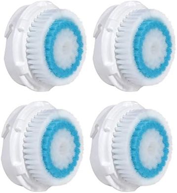 4-Pack Compatible Facial Cleansing Brush Heads
