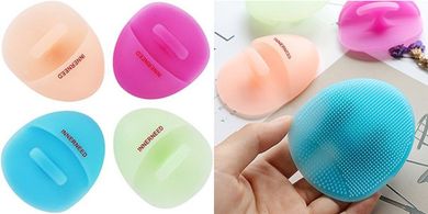 Soft Silicone Facial Cleansing Brush (4-pack)
