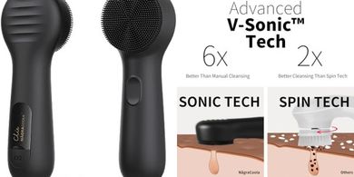 NågraCoola CLIE 2.0: Rechargeable Waterproof Facial Cleansing & Exfoliating Brush
