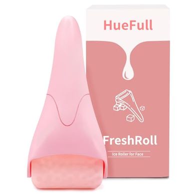 Huefull Pink Ice Roller: Face Massager & Wrinkle Reducer
