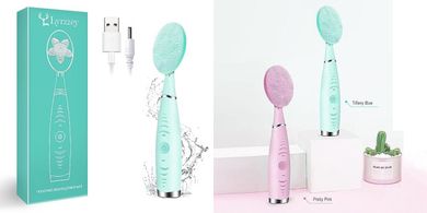 Lyrzzy Sonic Cleansing Brush: 5 Speeds, Rechargeable, Deep Clean
