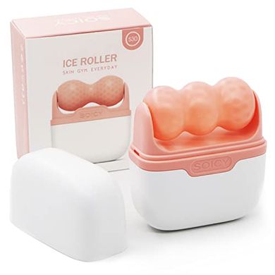 Pink Ice Facial Roller with Travel Case
