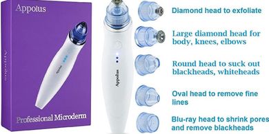 Appolus Premium Diamond Microdermabrasion Device: Anti-aging skin tightening.
