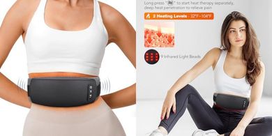 Red Light Therapy & Vibration Massage Belt for Back Pain & Digestion
