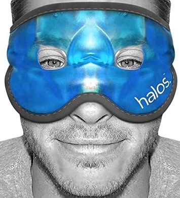 Halos Cooling Gel Eye Mask: Soothes Puffiness, Dark Circles, Headaches
