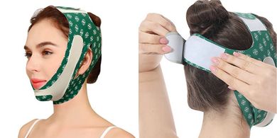 V-Line Lifting & Slimming Face Mask: Reusable Silicone Chin Strap
