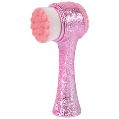 Ice Flower Pink Double-Sided Facial Cleansing Brush
