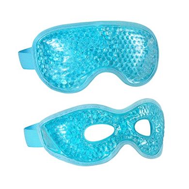 Cooling Gel Eye Masks: Reusable Hot/Cold Therapy for Puffiness & Headaches
