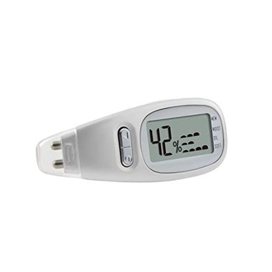 Portable Skin Hydration Analyzer with Backlit LCD Display
