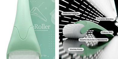 Roselyn Boutique Ice Roller: Wrinkle & Puffiness Facial Massager
