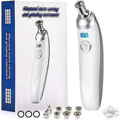 Portable Rechargeable Microdermabrasion Device for Facial Exfoliation
