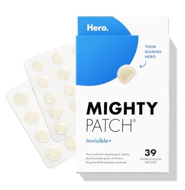 Mighty Patch Invisible+ Acne Patches:  24 Medium, 15 Small
