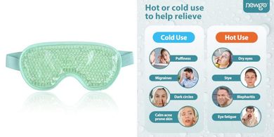 NEWGO Cooling Eye Mask: Soothes Puffy, Tired, Itchy Eyes
