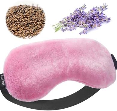 Lavender Aromatherapy Weighted Eye Mask for Sleep & Pain Relief
