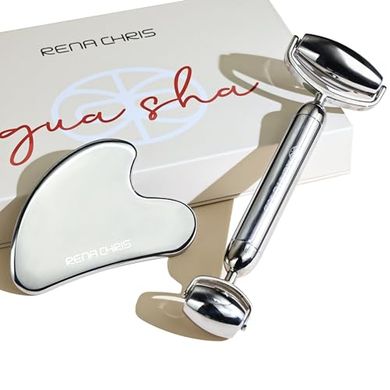 Rena Chris Face Sculpting Roller & Gua Sha Set
