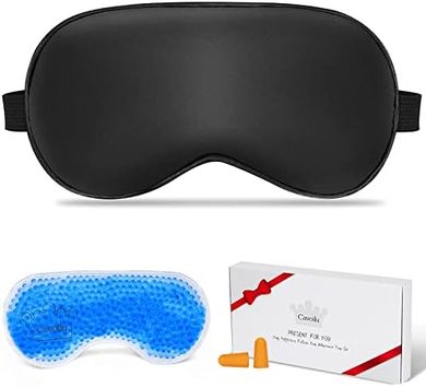 Cooling Silk Sleep Mask: Travel & Gift
