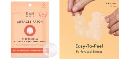 Rael Hydrocolloid Pimple Patches: Vegan, Cruelty-Free Acne Treatment (9 Count)
