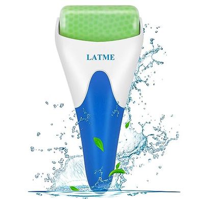 LATME Green Ice Roller: Face & Eye Massager for Puffiness, Pain Relief
